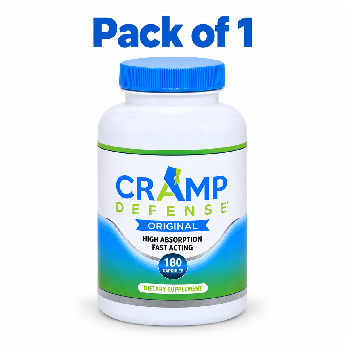 Cramp Defense Original Magnesium Malate – 180 Capsules