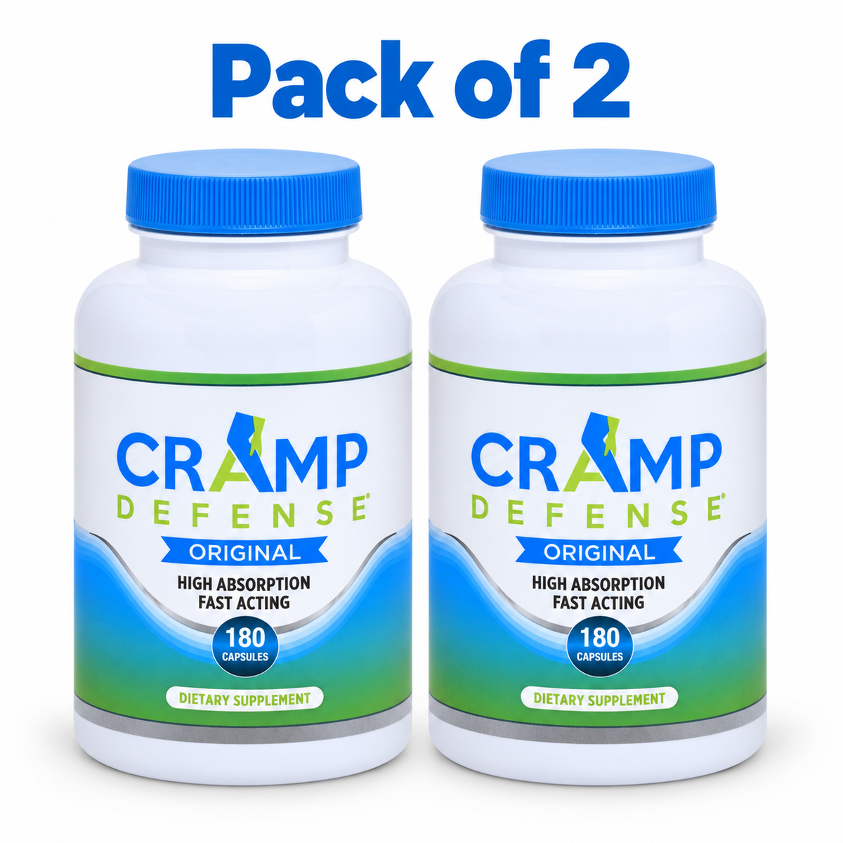 Cramp Defense Original Magnesium Malate – 180 Capsules