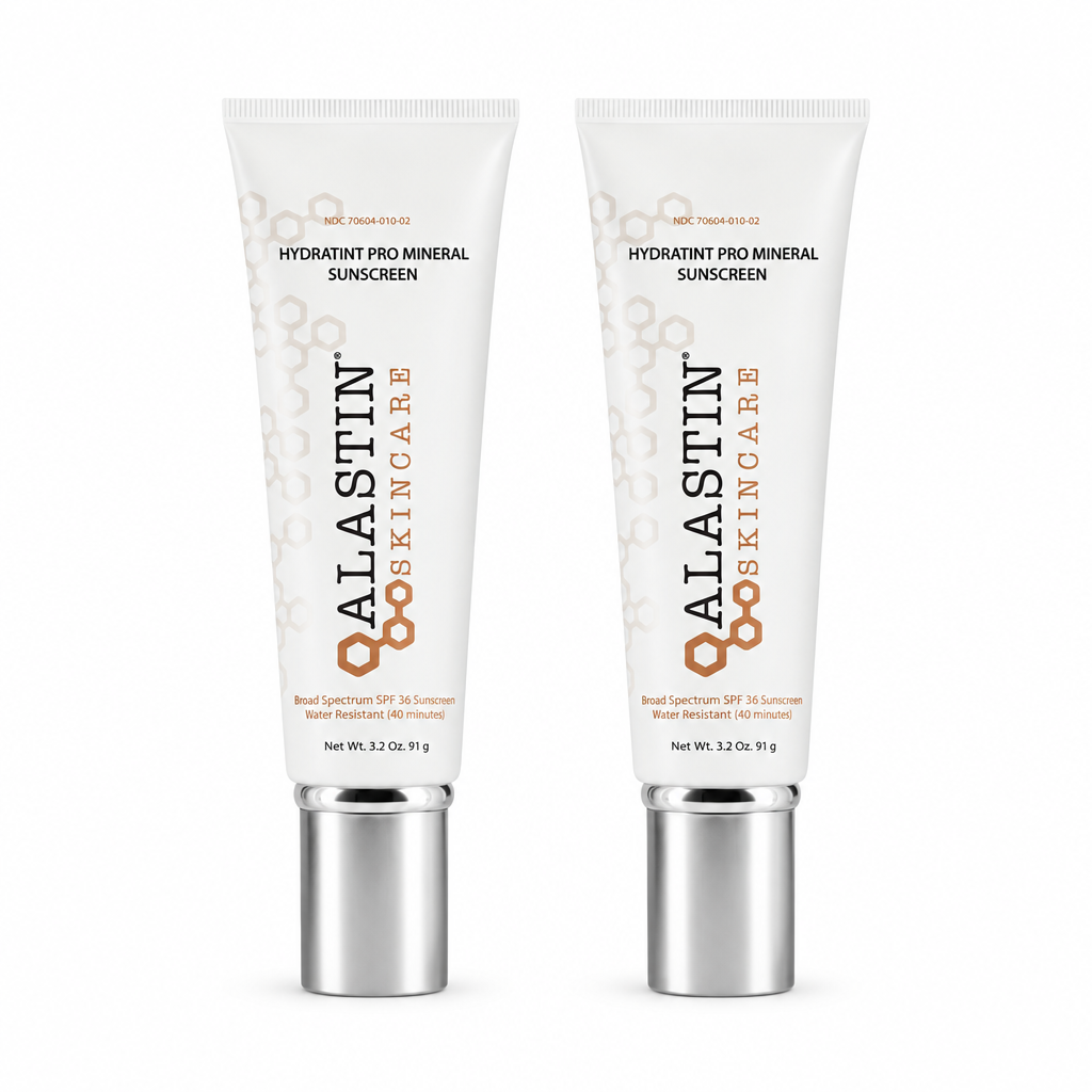 Pack of two ALASTIN sunscreen tubes
