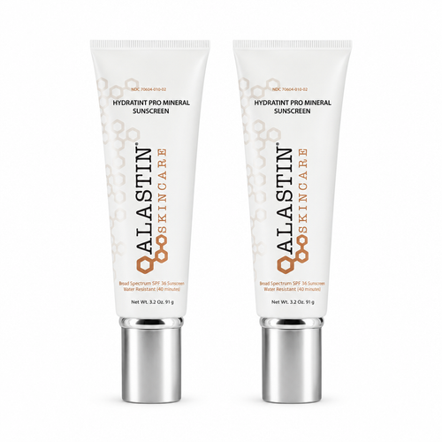 Pack of two ALASTIN sunscreen tubes
